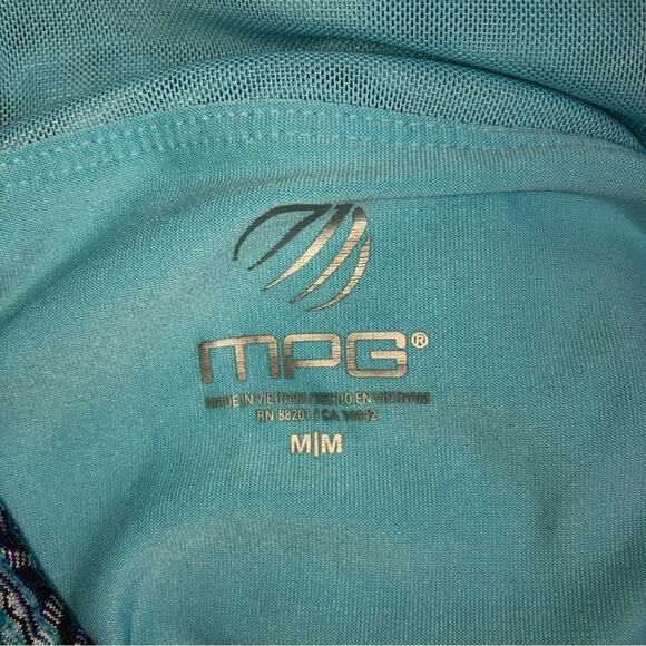 MPG Racerback Travel Dress in Teal Multi Print Medium EUC - Picture 7 of 8